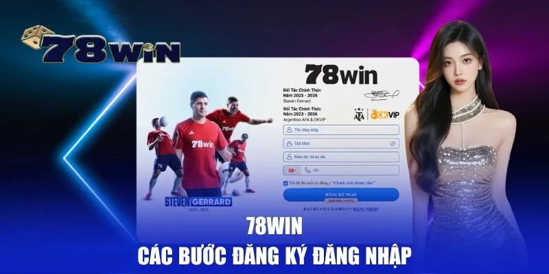 Các bước đăng ký/đăng nhập